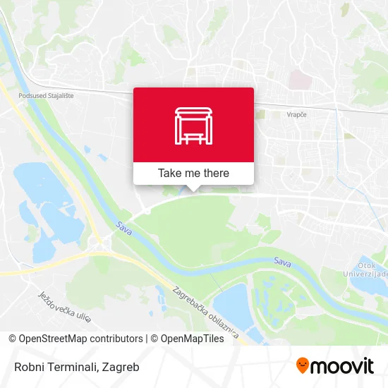 Robni Terminali map