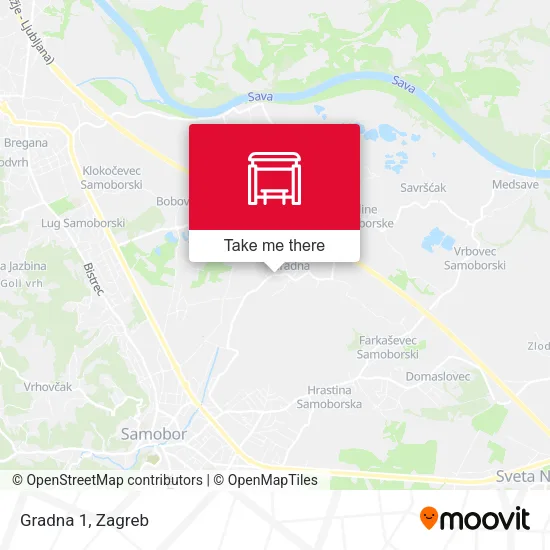 Gradna 1 map