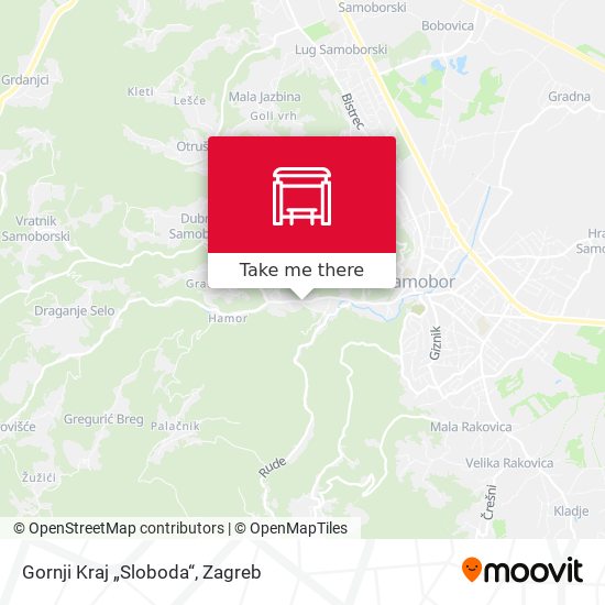 Gornji Kraj „Sloboda“ map