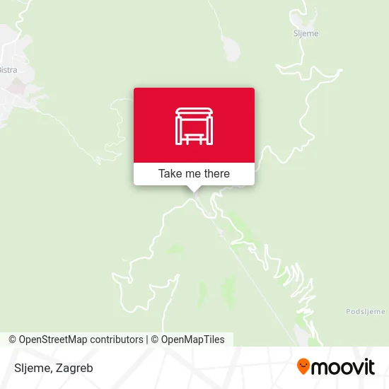 Sljeme map