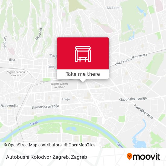 Autobusni Kolodvor Zagreb map