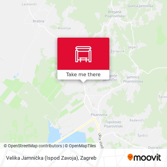Velika Jamnička (Ispod Zavoja) map