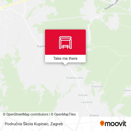 Područna Škola Kupinec map