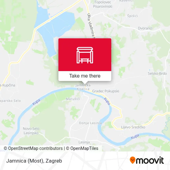 Jamnica (Most) map