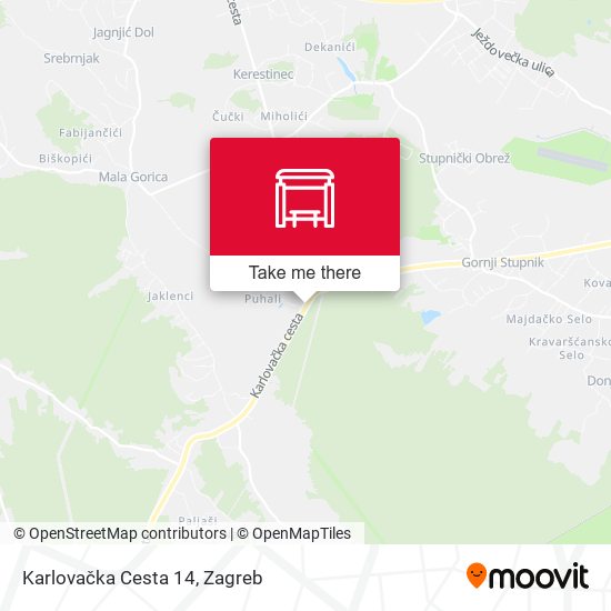 Karlovačka Cesta 14 map