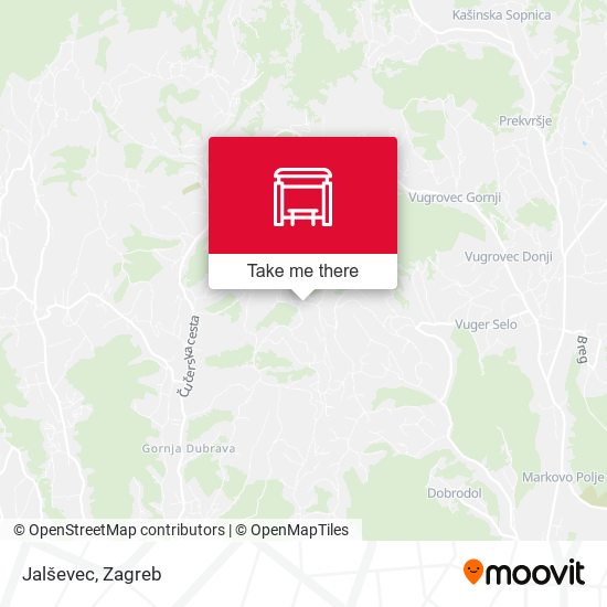 Jalševec map