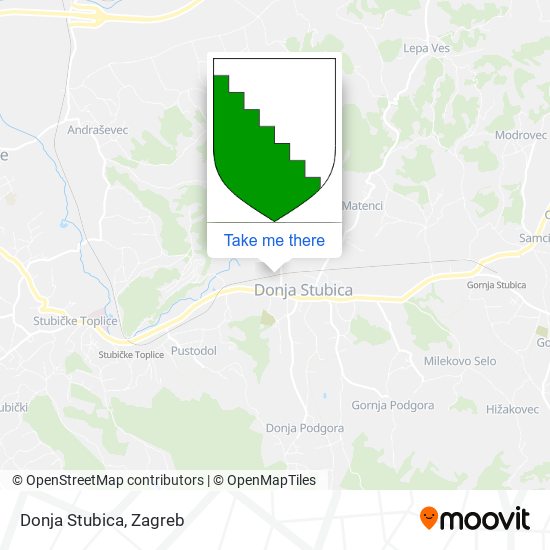 Donja Stubica map