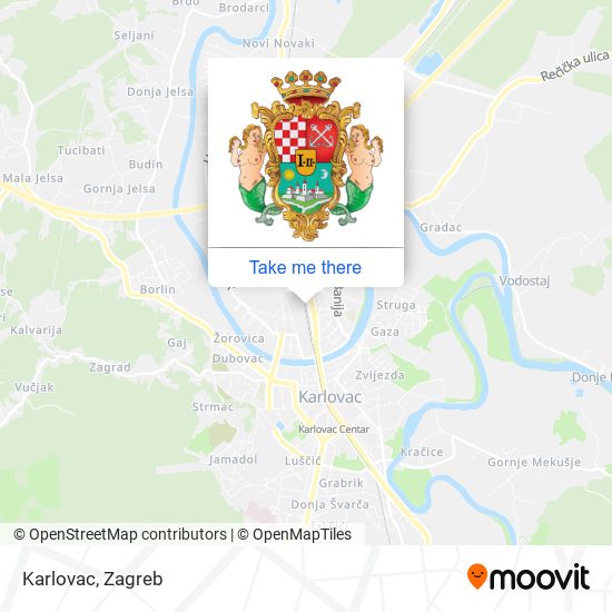 Karlovac map