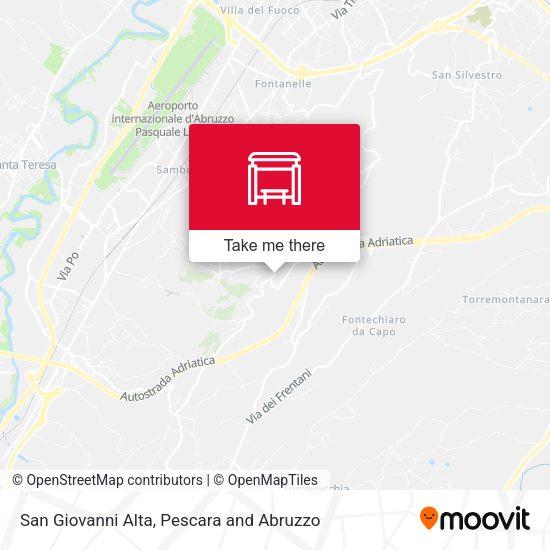 San Giovanni Alta map