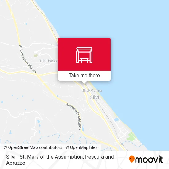 Silvi - St. Mary of the Assumption map