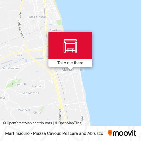 Martinsicuro - Piazza Cavour map