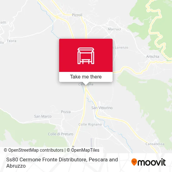 Ss80 Cermone Fronte Distributore map