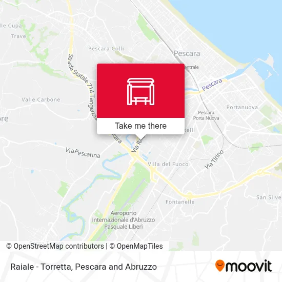 Raiale - Torretta map