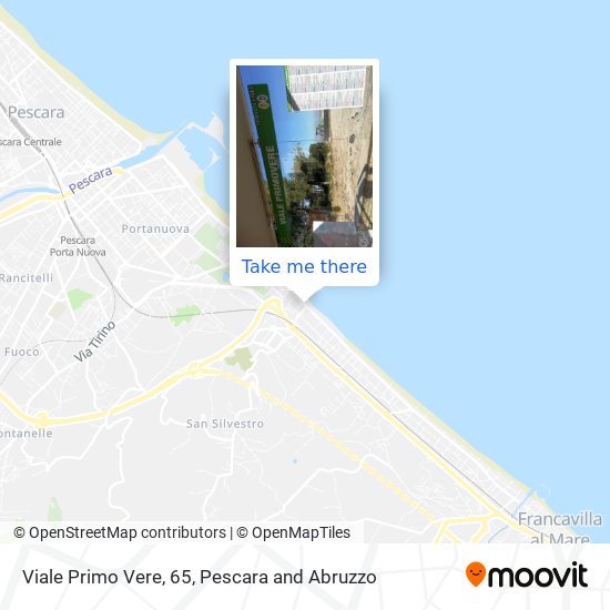 Viale Primo Vere, 65 map
