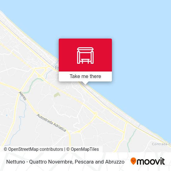 Nettuno - Quattro Novembre map