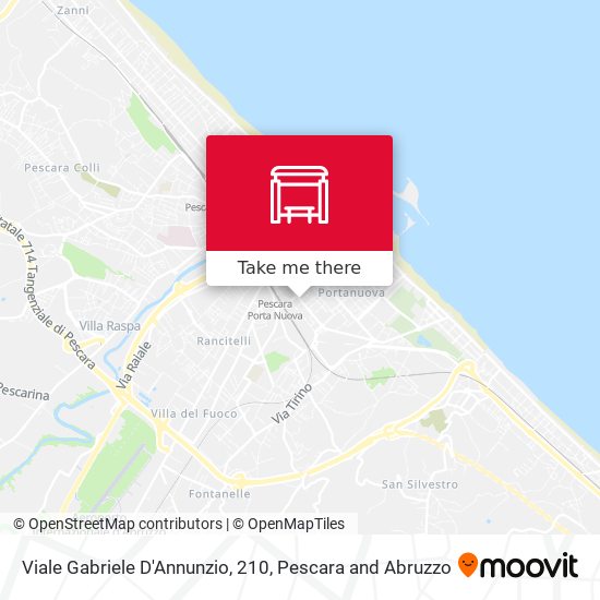 Viale Gabriele D'Annunzio, 210 map