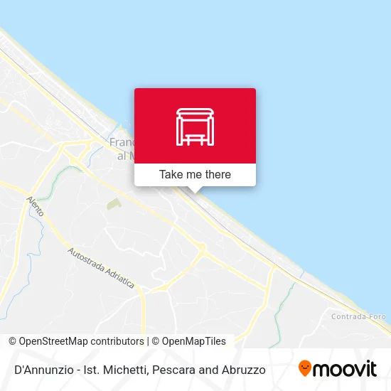 D'Annunzio - Ist. Michetti map