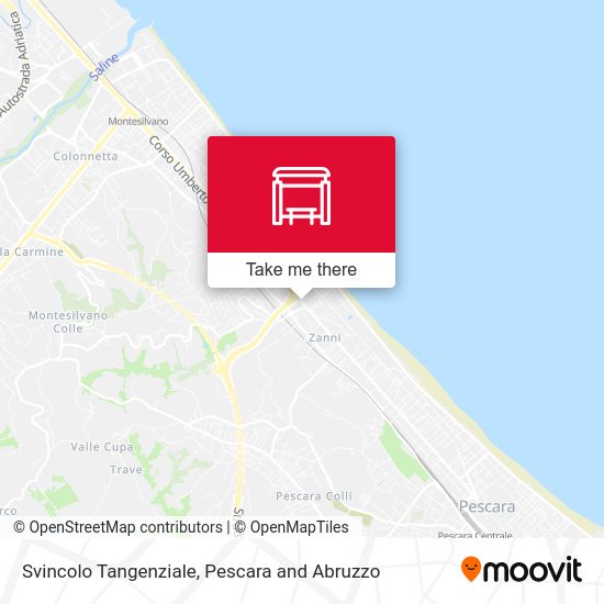 Svincolo Tangenziale map