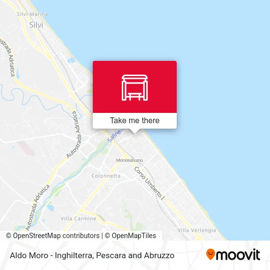 Aldo Moro - Inghilterra map