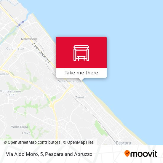 Via Aldo Moro, 5 map