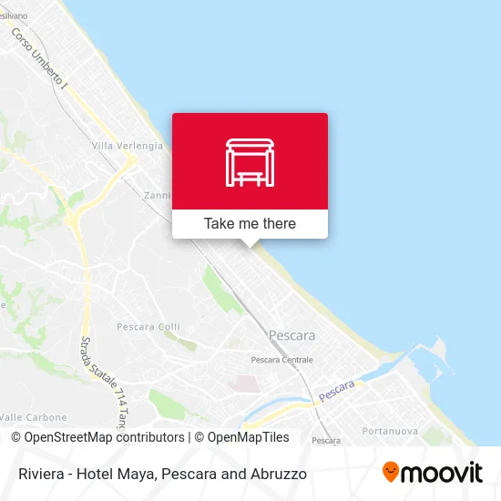 Riviera - Hotel Maya map