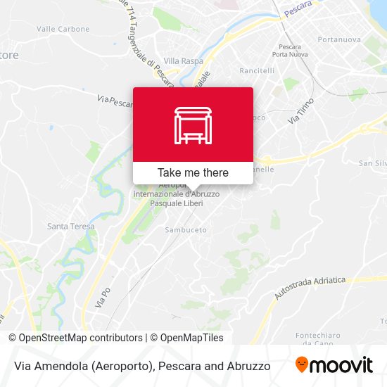 Via Amendola (Aeroporto) map
