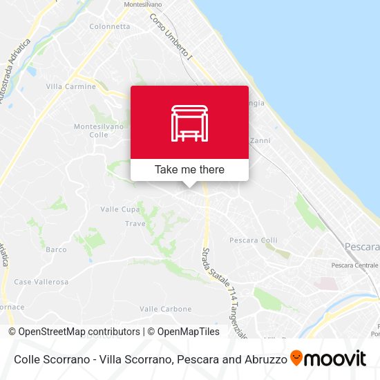 Colle Scorrano - Villa Scorrano map