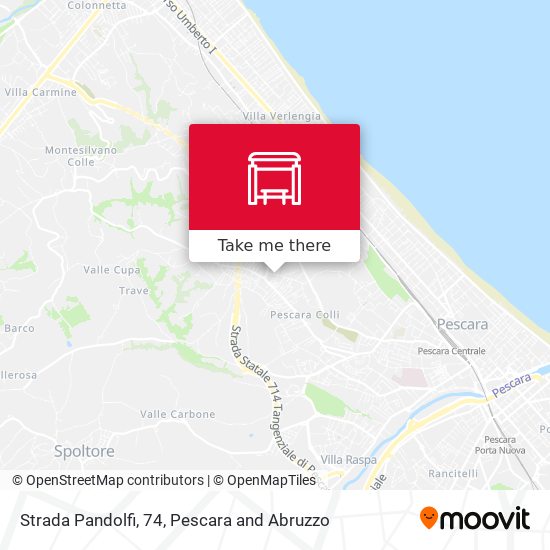 Strada Pandolfi, 74 map
