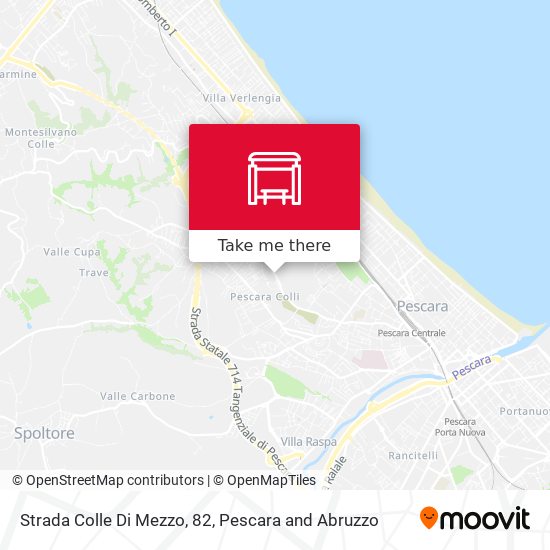 Strada Colle Di Mezzo, 82 map