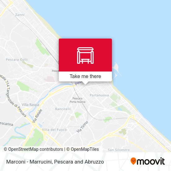 Marconi - Marrucini map
