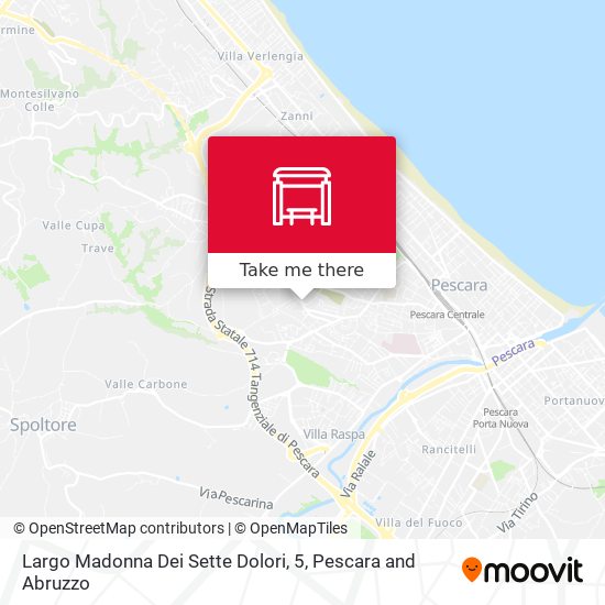 Largo Madonna Dei Sette Dolori, 5 map