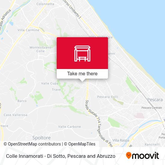 Colle Innamorati - Di Sotto map