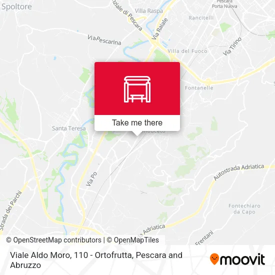 Viale Aldo Moro, 110 - Ortofrutta map