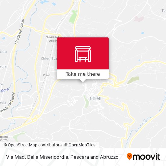 Via Mad. Della Misericordia map