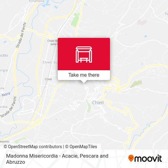 Madonna Misericordia - Acacie map