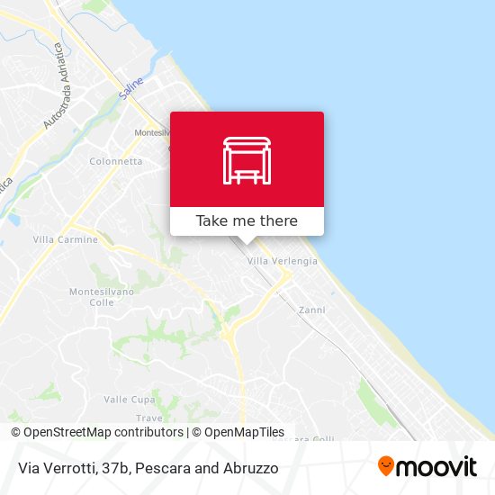 Via Verrotti, 37b map