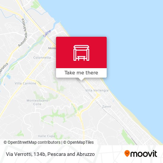 Via Verrotti, 134b map