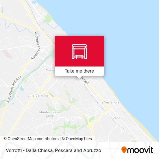 Verrotti - Dalla Chiesa map