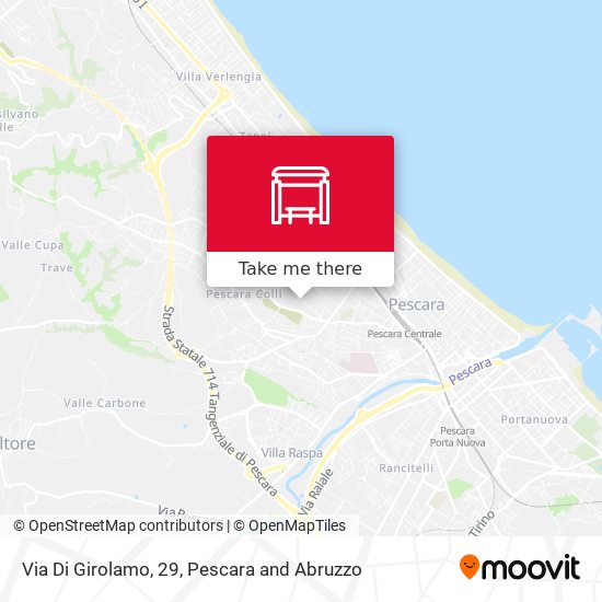 Via Di Girolamo, 29 map