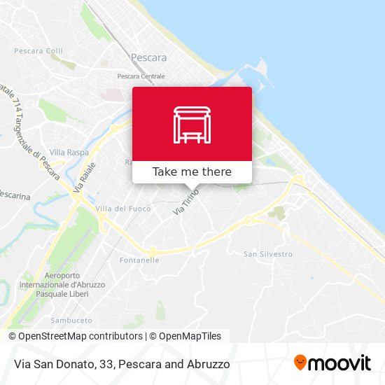 Via San Donato, 33 map