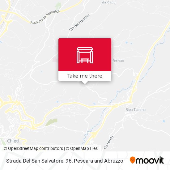 Strada Del San Salvatore, 96 map