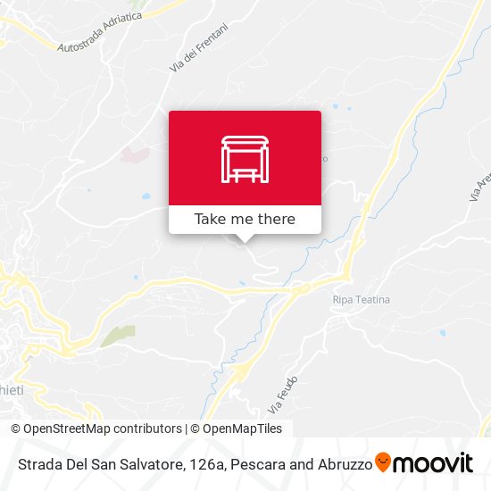 Strada Del San Salvatore, 126a map