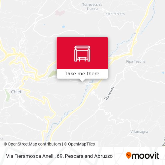Via Fieramosca Anelli, 69 map