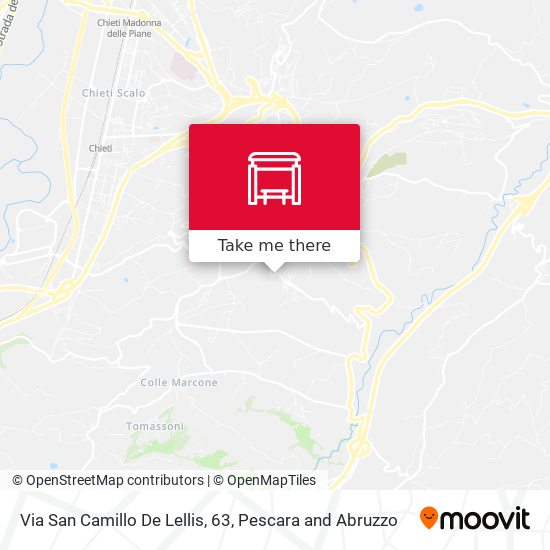 Via San Camillo De Lellis, 63 map