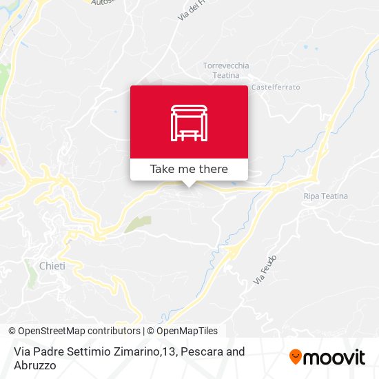Via Padre Settimio Zimarino,13 map