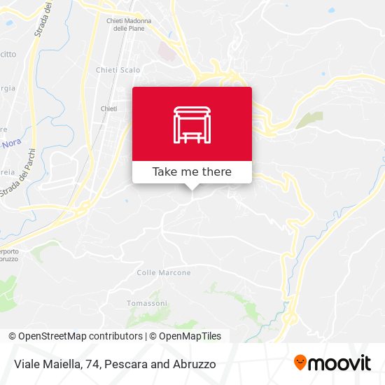 Viale Maiella, 74 map