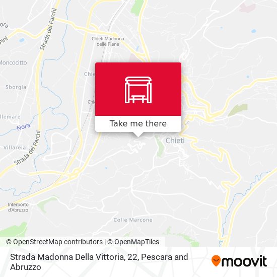 Strada Madonna Della Vittoria, 22 map