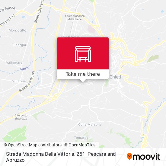 Strada Madonna Della Vittoria, 251 map