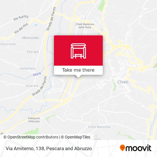 Via Amiterno, 138 map