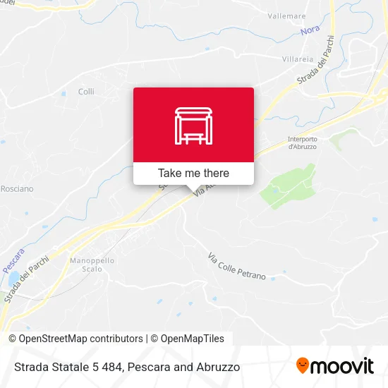 Strada Statale 5  484 map